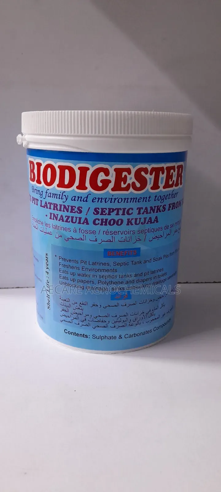 Septic Bio-Digester ( Biodigester ) 500g and 1kg