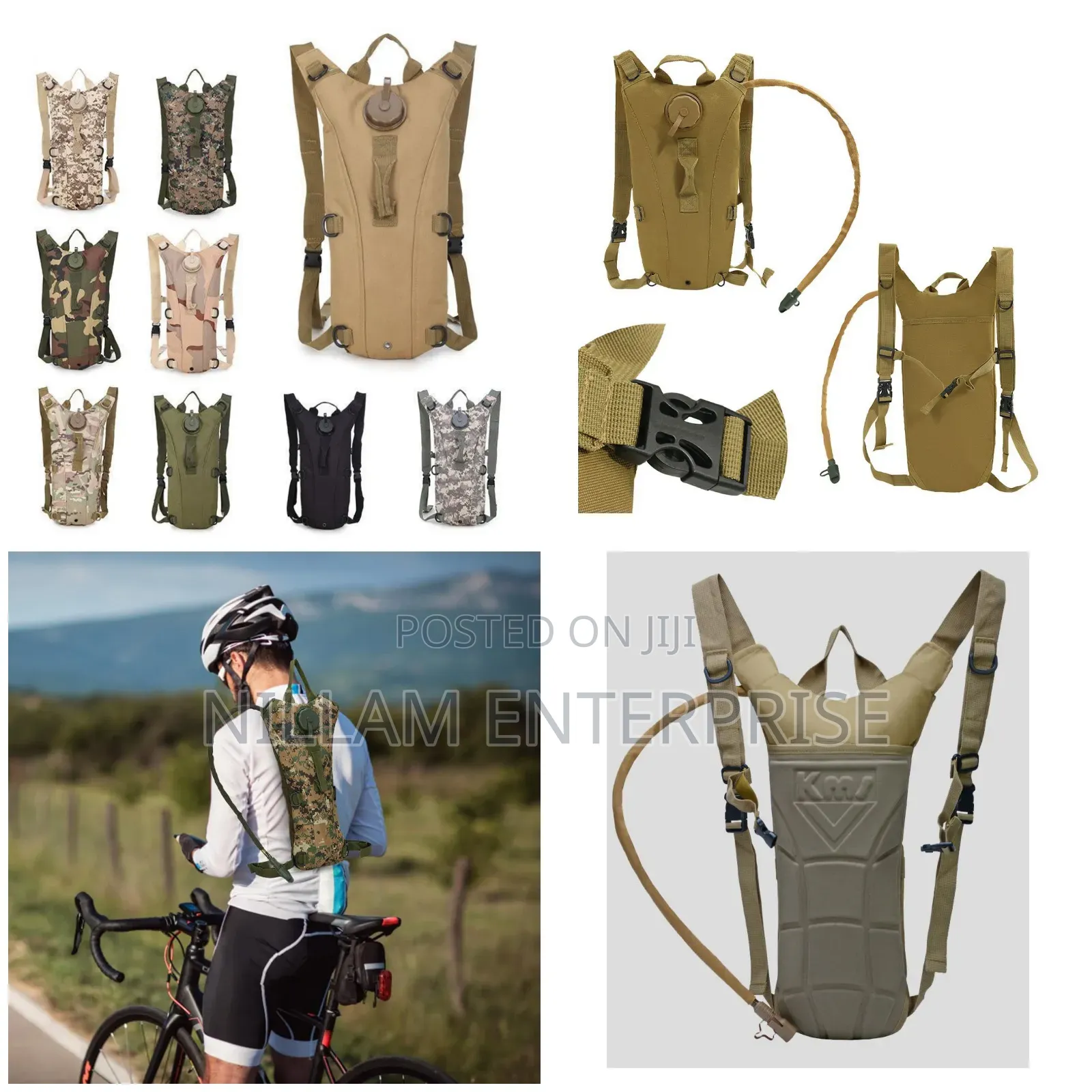 *2 In 1 Hydration Backpack +3ltr Water Bag