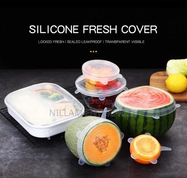 6 PCS Reusable Silicone Covers - main view
