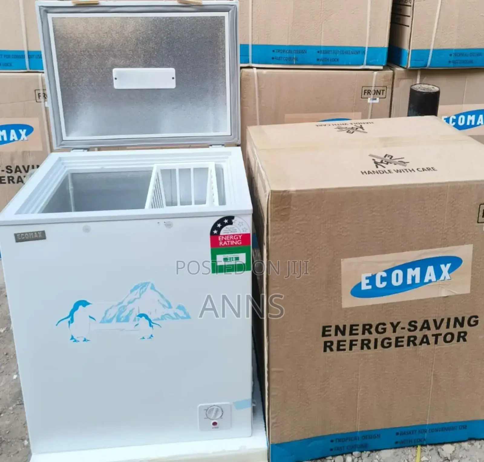 Ecomax 119litres White Chest Freezer