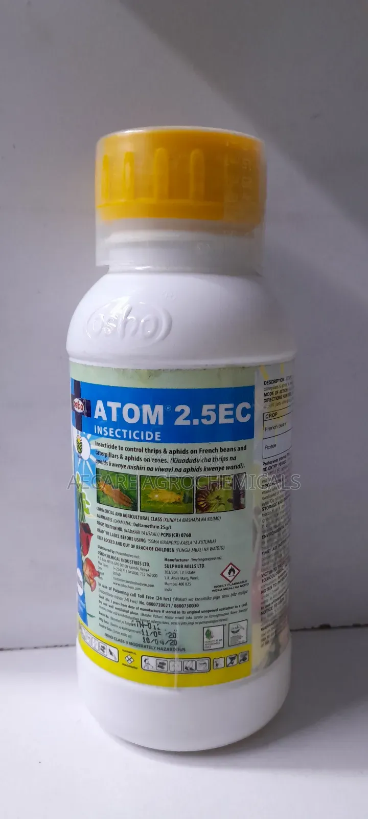 Atom 2.5 Ec Insecticide 50ml, 100ml, 250ml, 500ml And 1litre