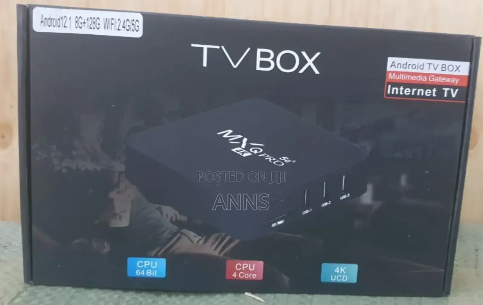 Andoid Box 8gb+128gb Storage