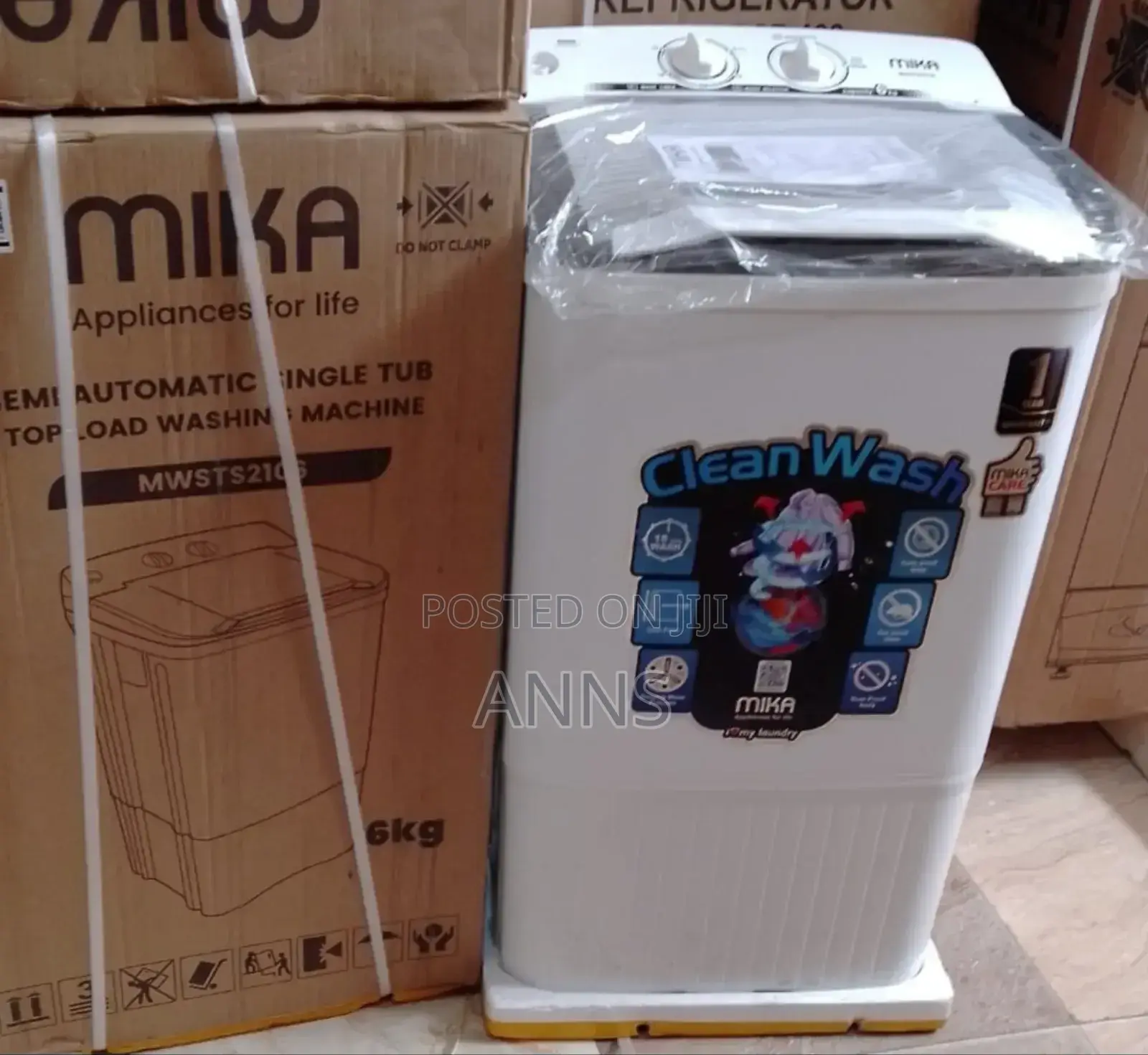 Mika 6kgs Laundry Machine Single Tub