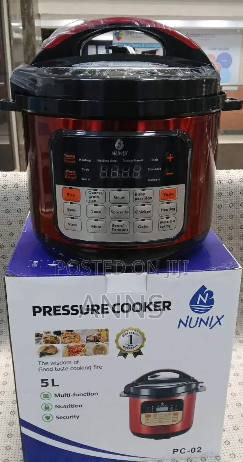 Nunix Electric P02 Pressure Cooker