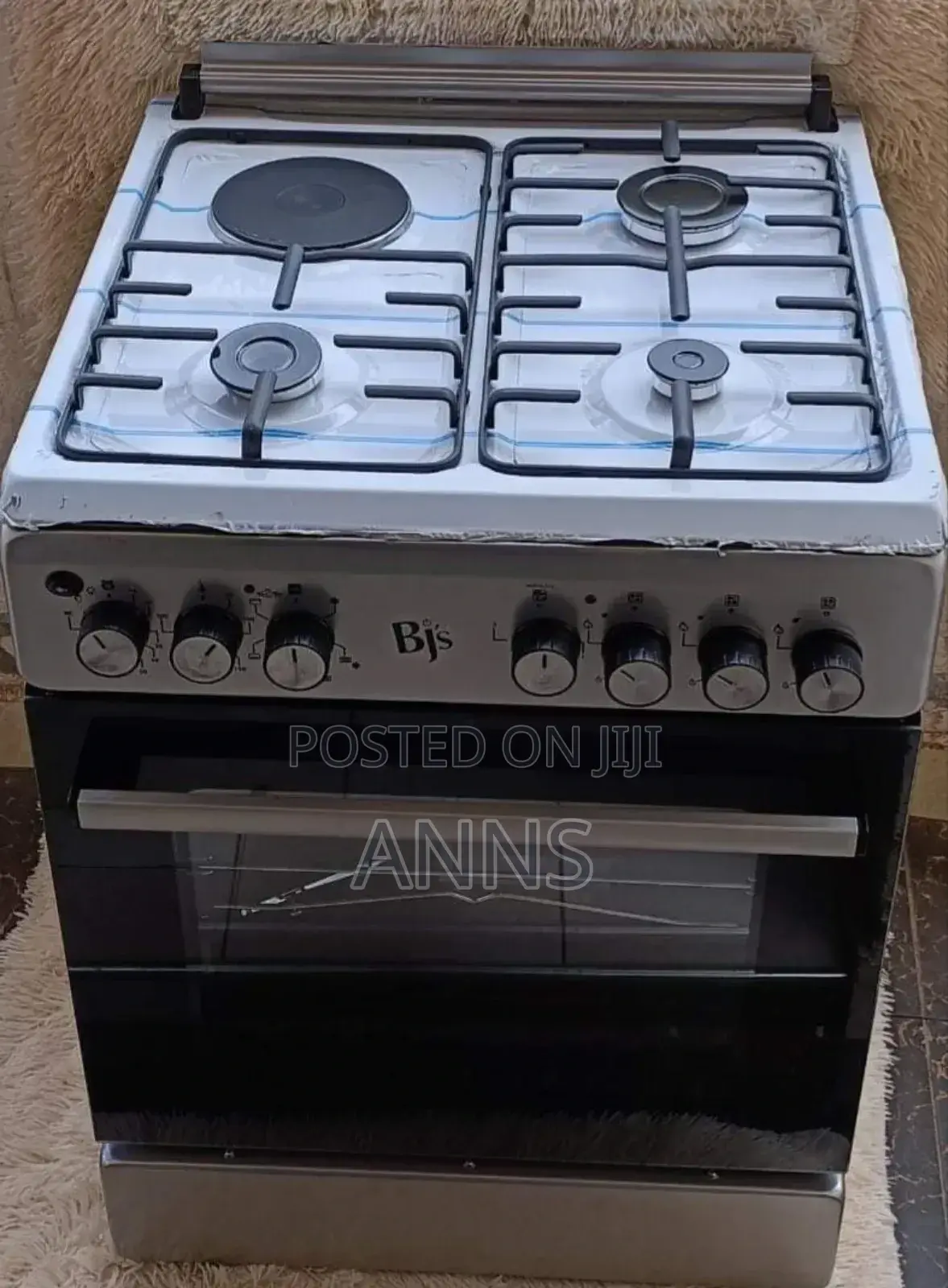 BJS Silver 3+1 Standing 60×60 Cooker