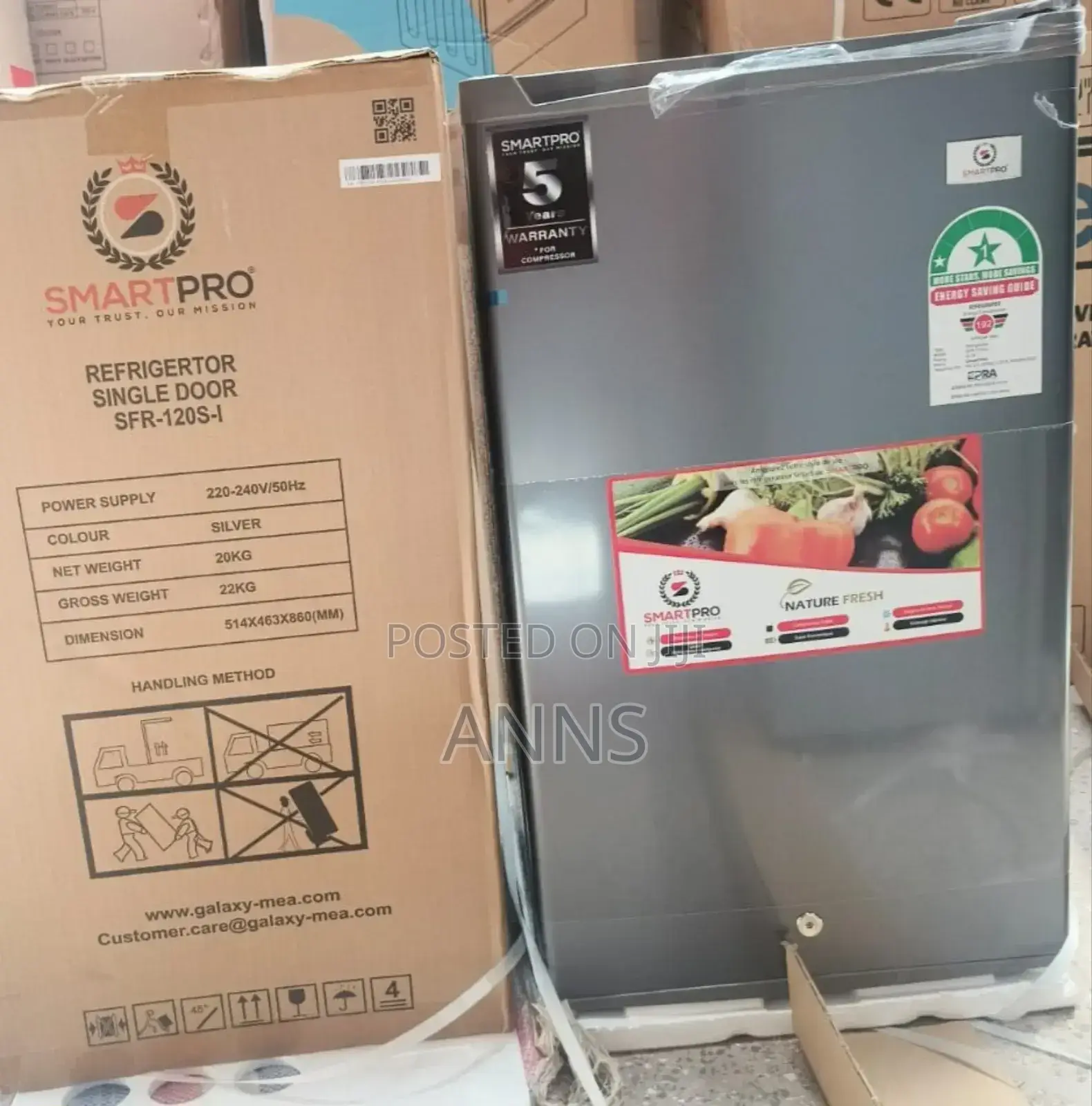 Smart Pro 90litres Silver Single Door Fridge