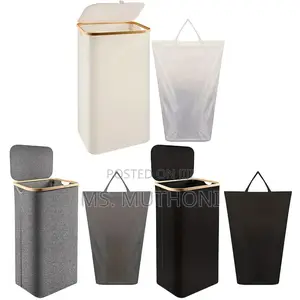 *Foldable Laundry Basket With Lid*