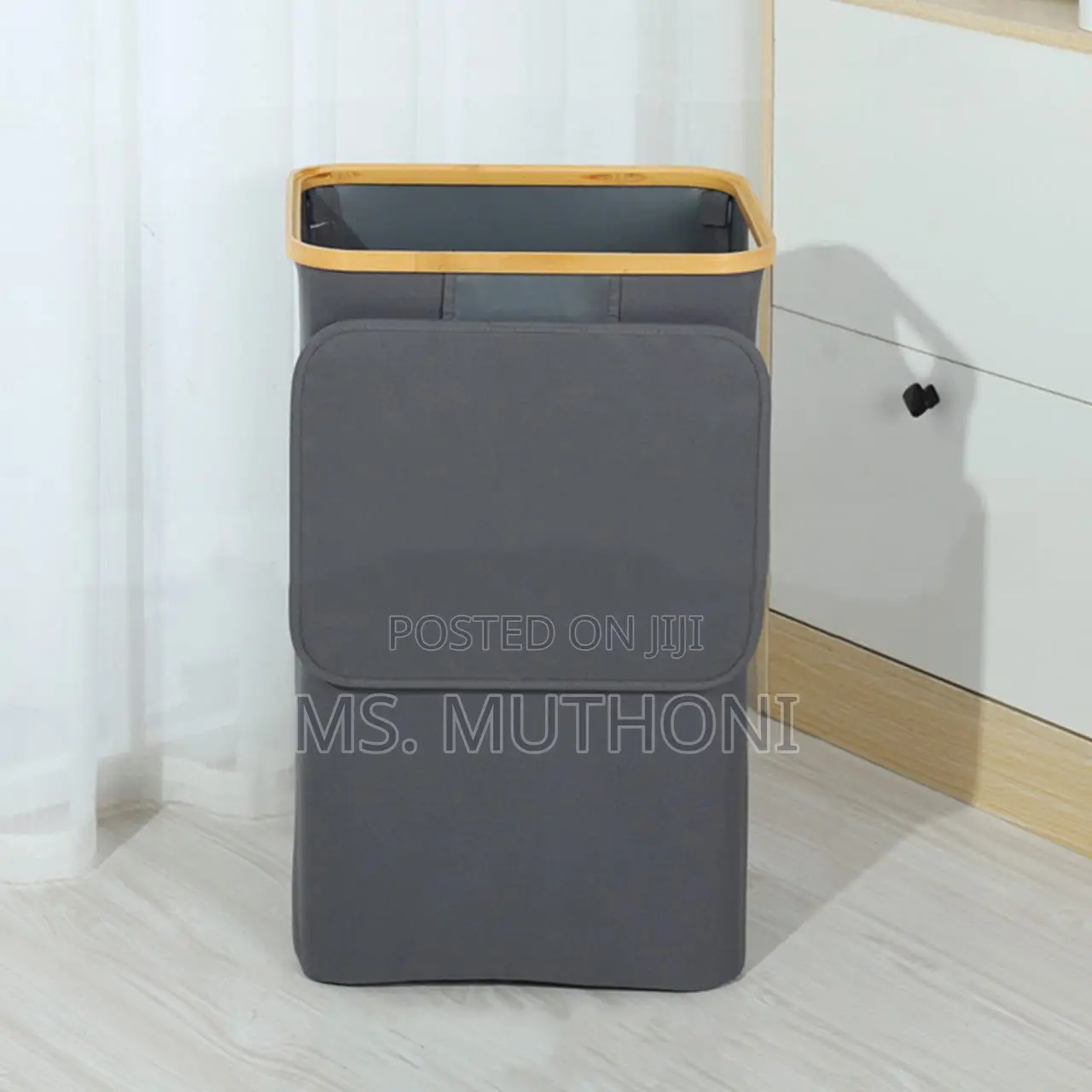 *Foldable Laundry Basket With Lid*