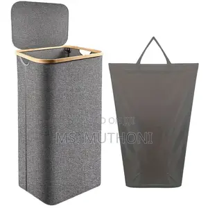 *Foldable Laundry Basket With Lid*