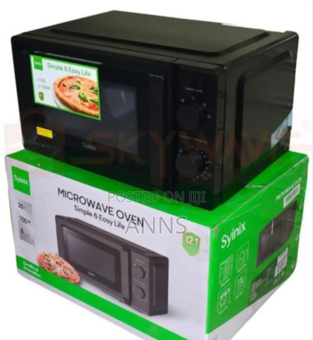 Syinix 20L Black Manual Microwave