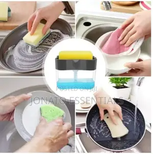 Dish Soap Dispenser and Sponge Holder