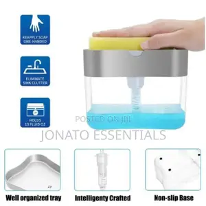 Dish Soap Dispenser and Sponge Holder
