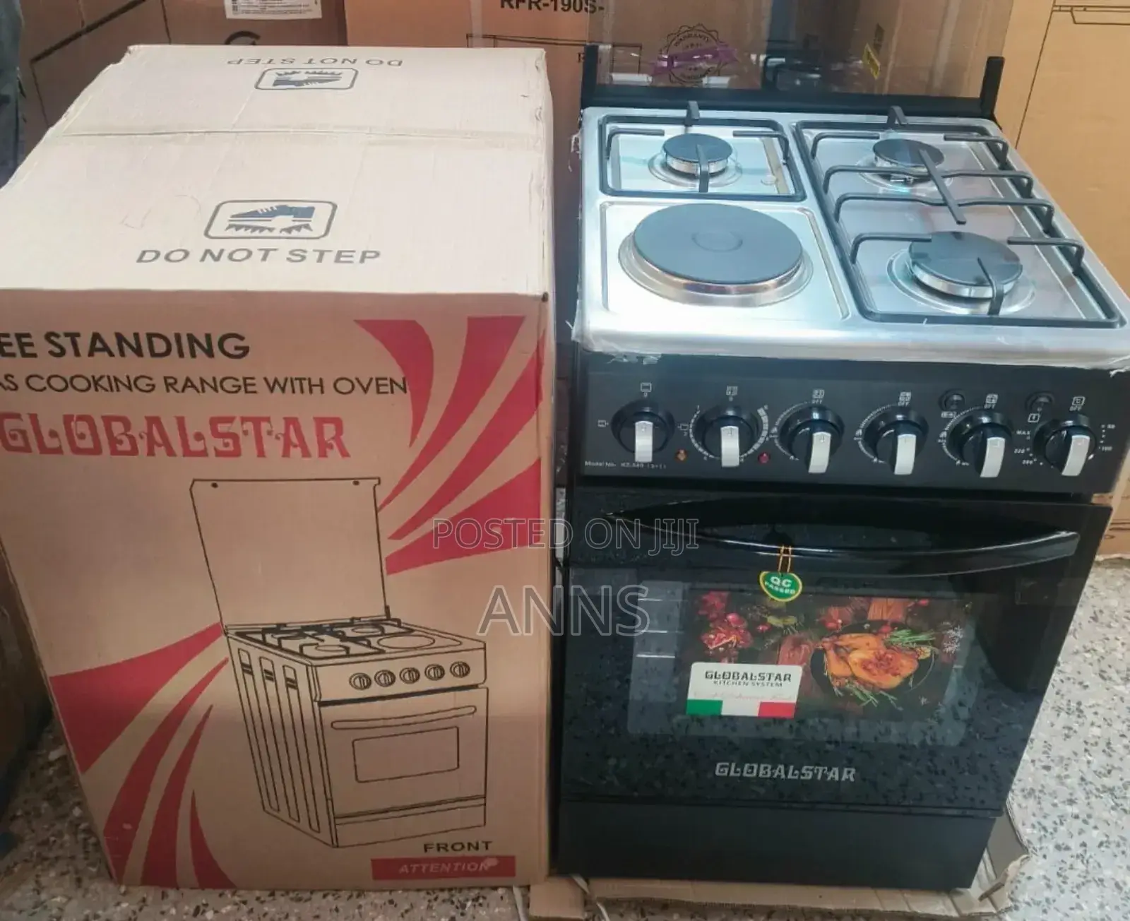 Global Star 3+1 Standing 50×55cm Cooker