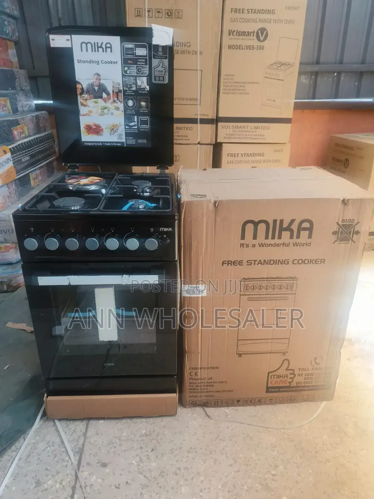 Mika 50 By60 3 +1 Standing Cooker