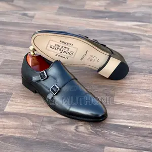 New John Foster Leather Double Monk 40-46