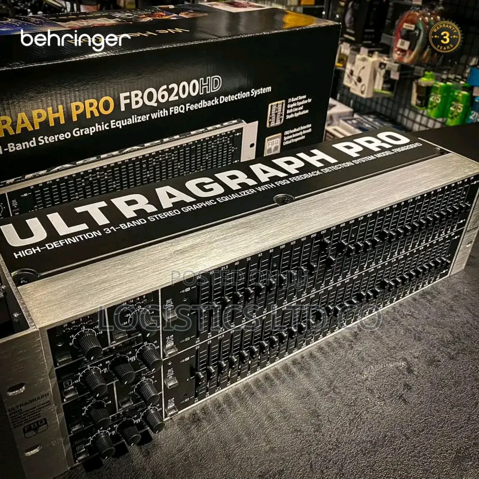 Behringer FBQ6200HD 31-Band Stereo Graphic Equalizer