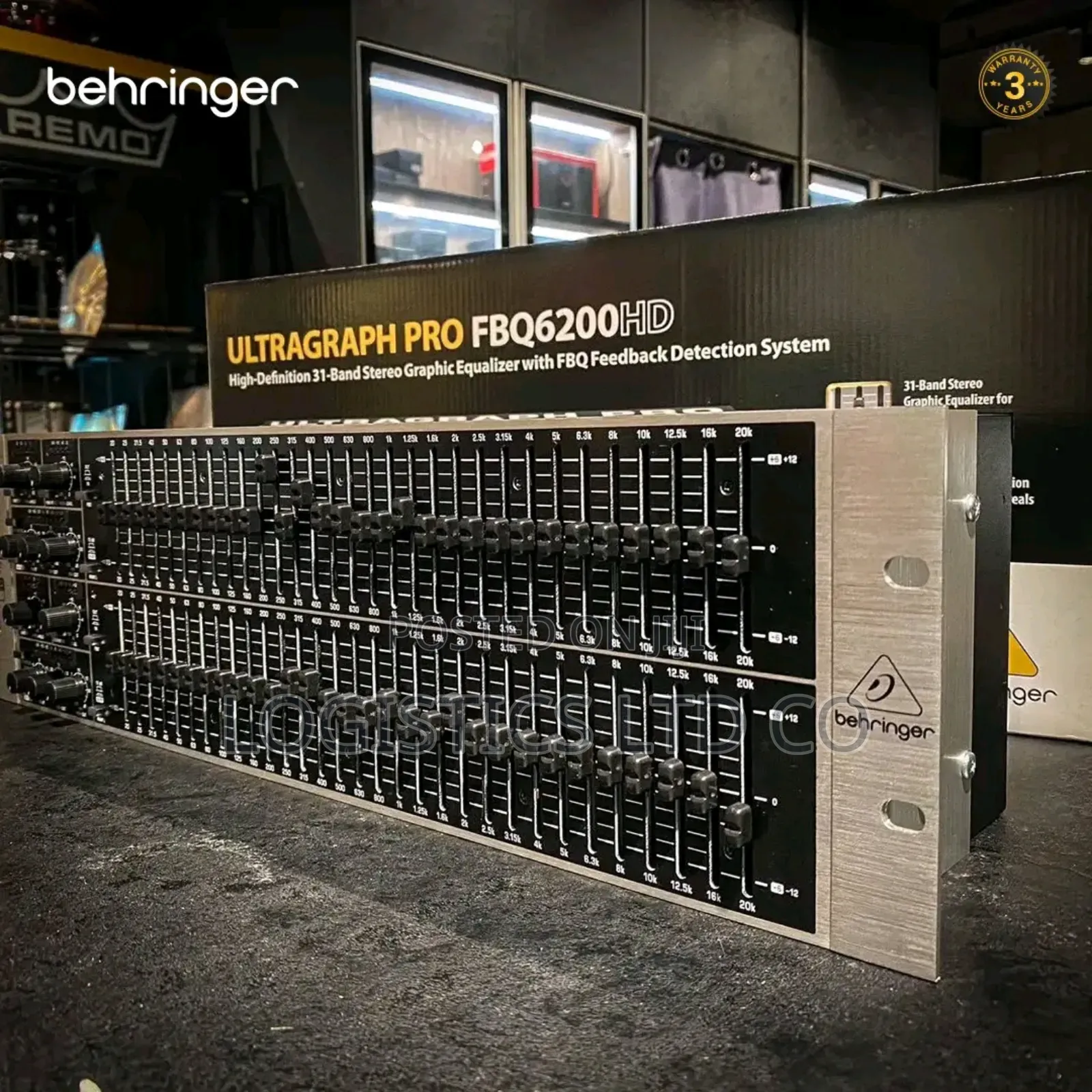 Behringer FBQ6200HD 31-Band Stereo Graphic Equalizer
