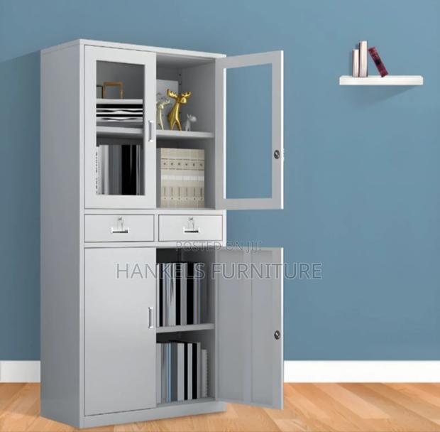 Half Glass Filling Cabinet