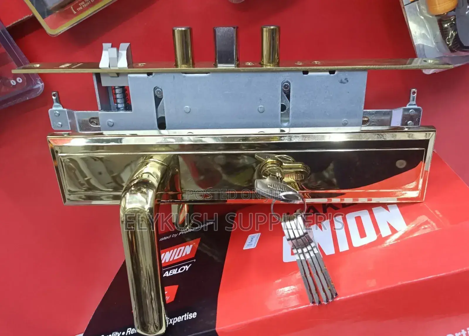 3pin Multi Bolt Steel Door Lock