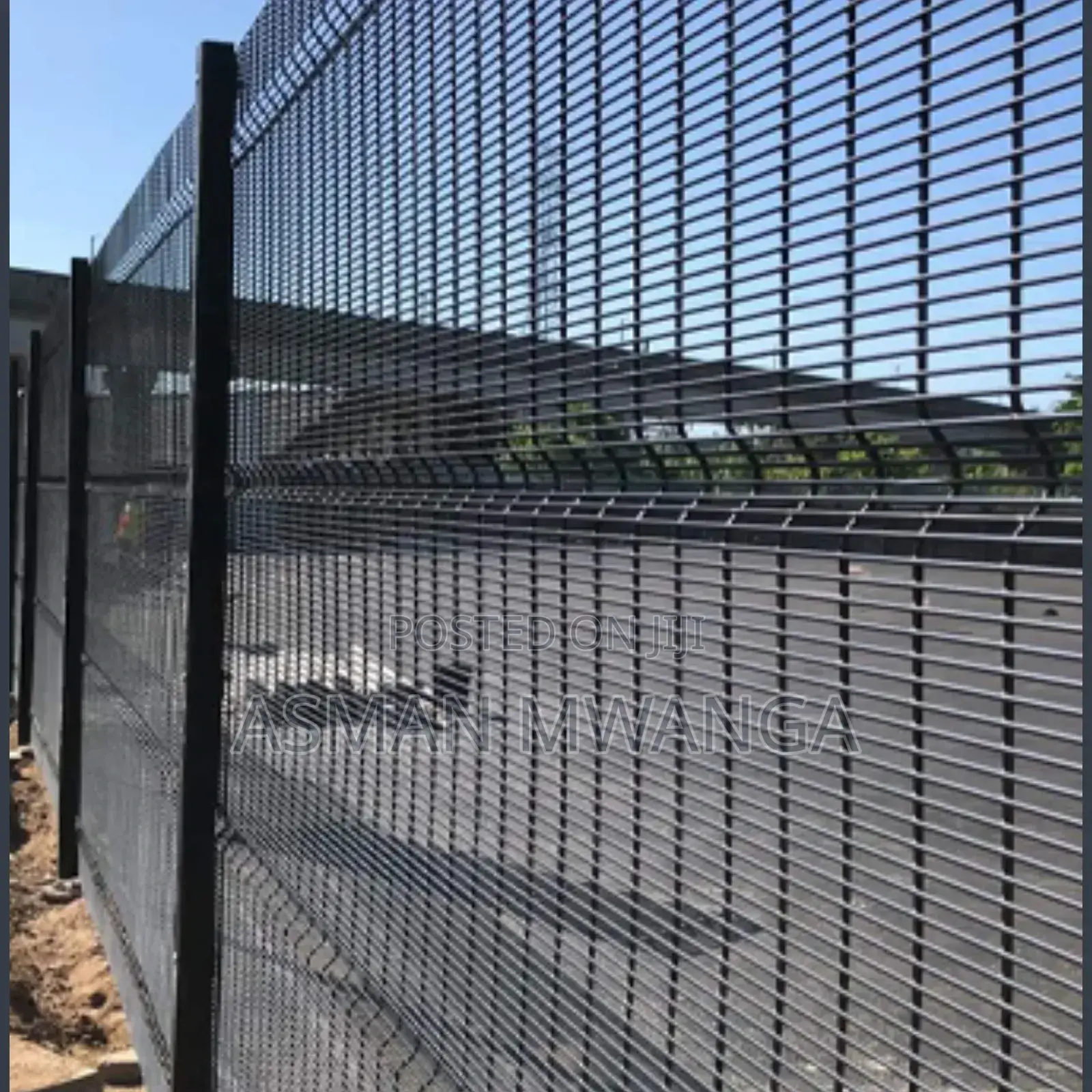 Anti-Climb Clearview Fence 2.4m×3m