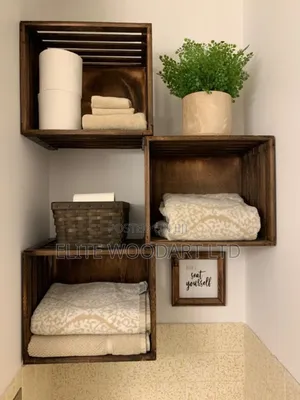 Bathroom Organizer/Crate Shelves
