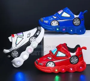 Kid's Led Shoes Size 26,27
White