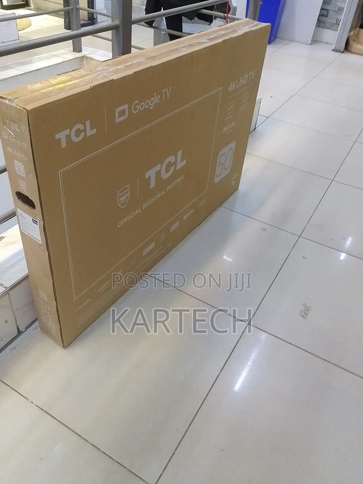 TCL 50 Inch HDR Led Uhd P635 Frameless Google Tv