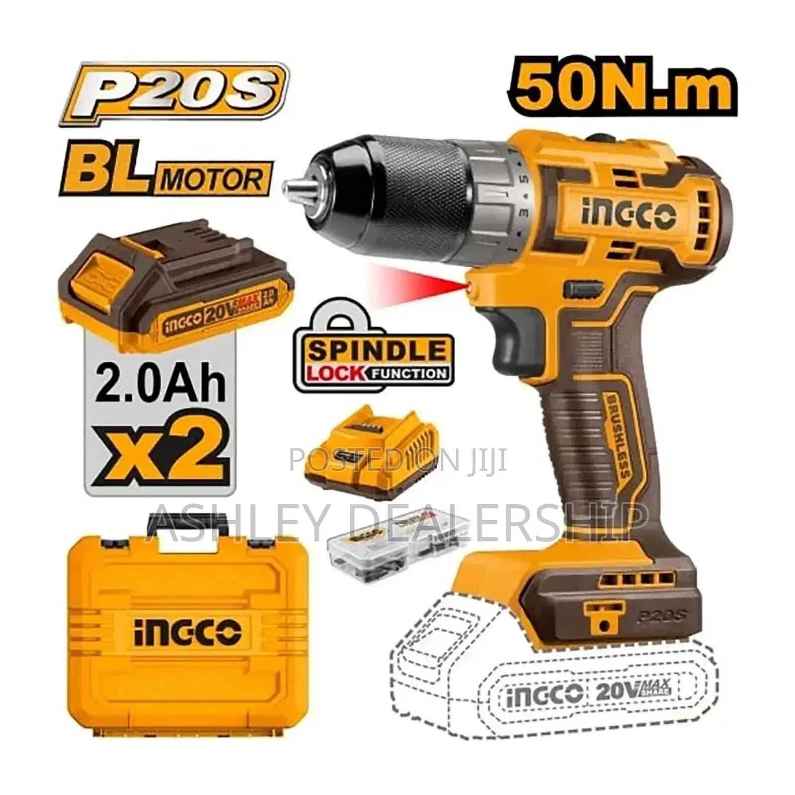Brush Cordless Drill P20S