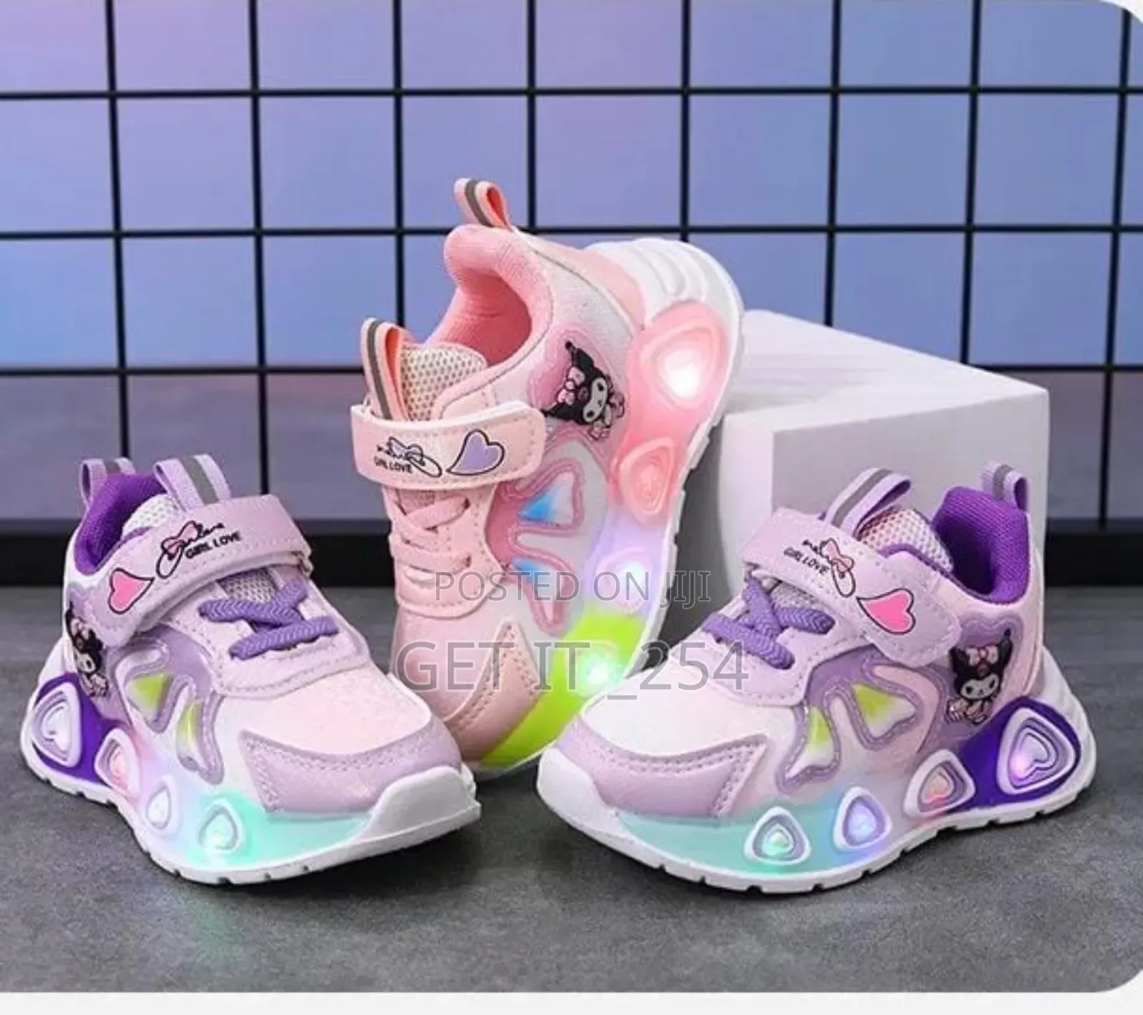 Kid's Elsa Themed Led Sneakers