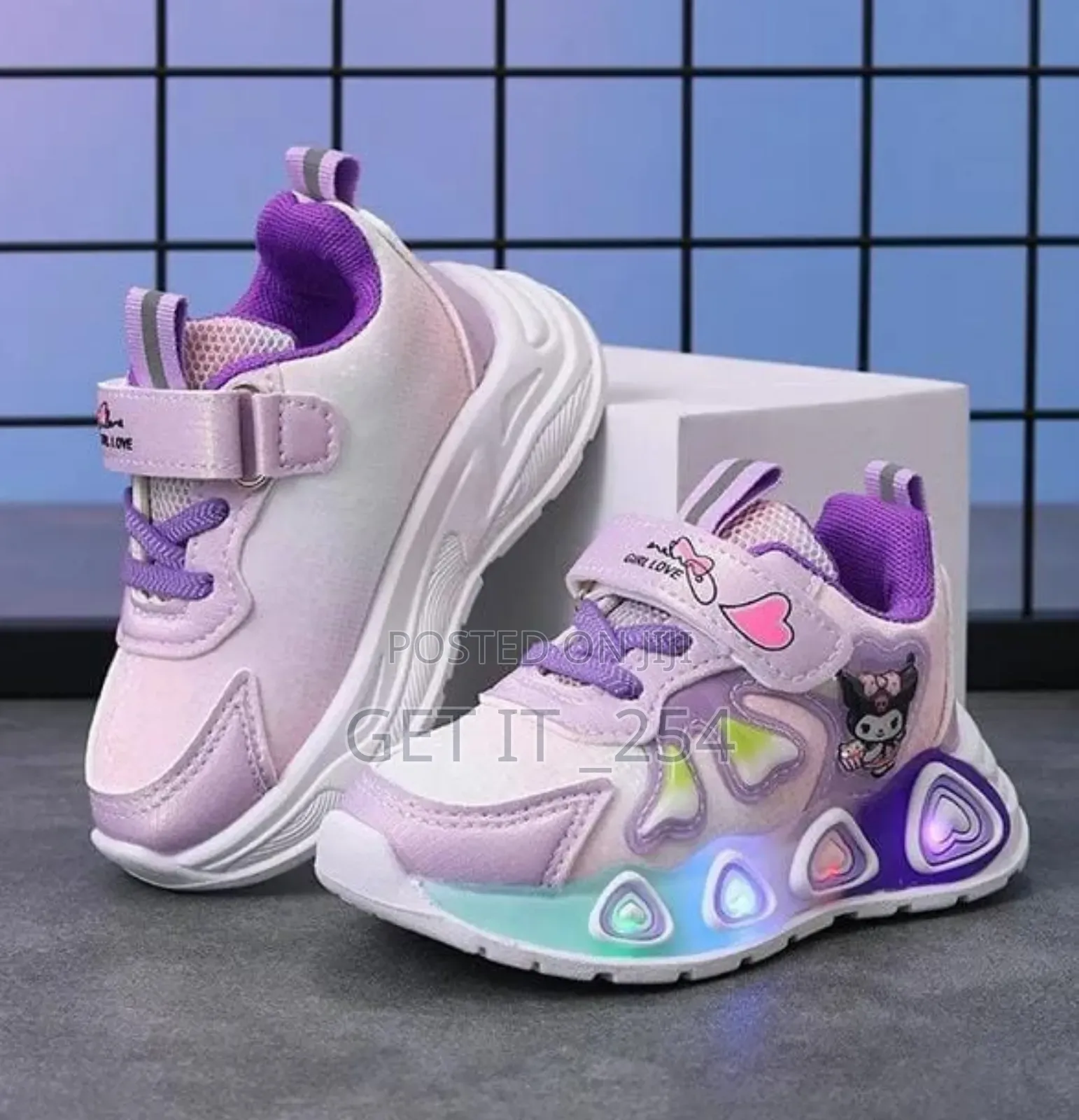 Kid's Elsa Themed Led Sneakers