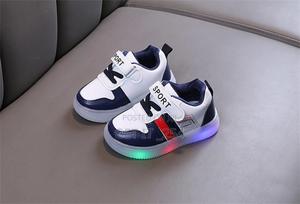 Kid's Led Sneakers Size 25,26,27,29,30Grey - thumbnail 2