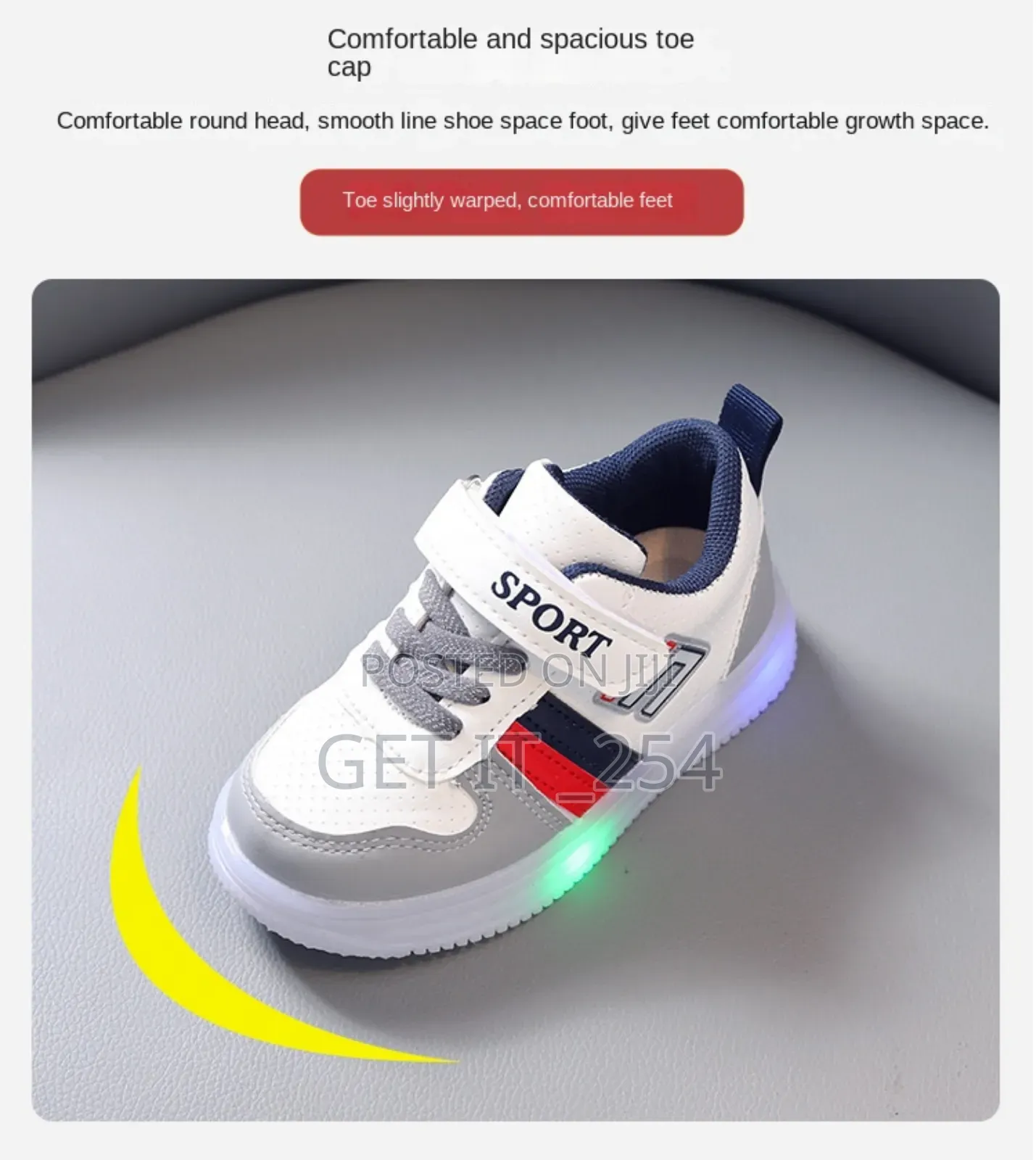 Kid's Led Sneakers 
Size 25,26,27,29,30
Grey
