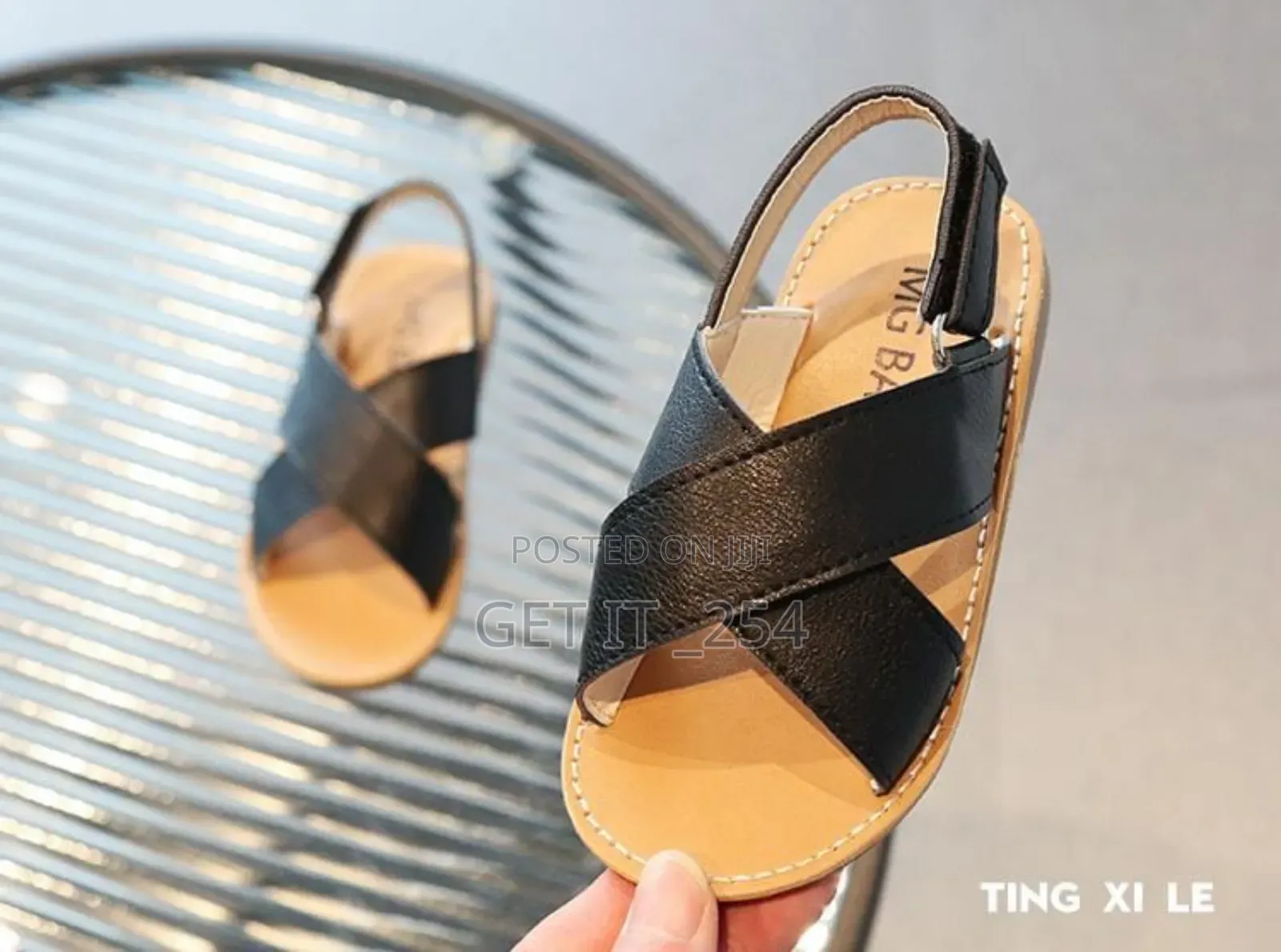 Kids Open Shoes 
Size 21, 22,29
Black