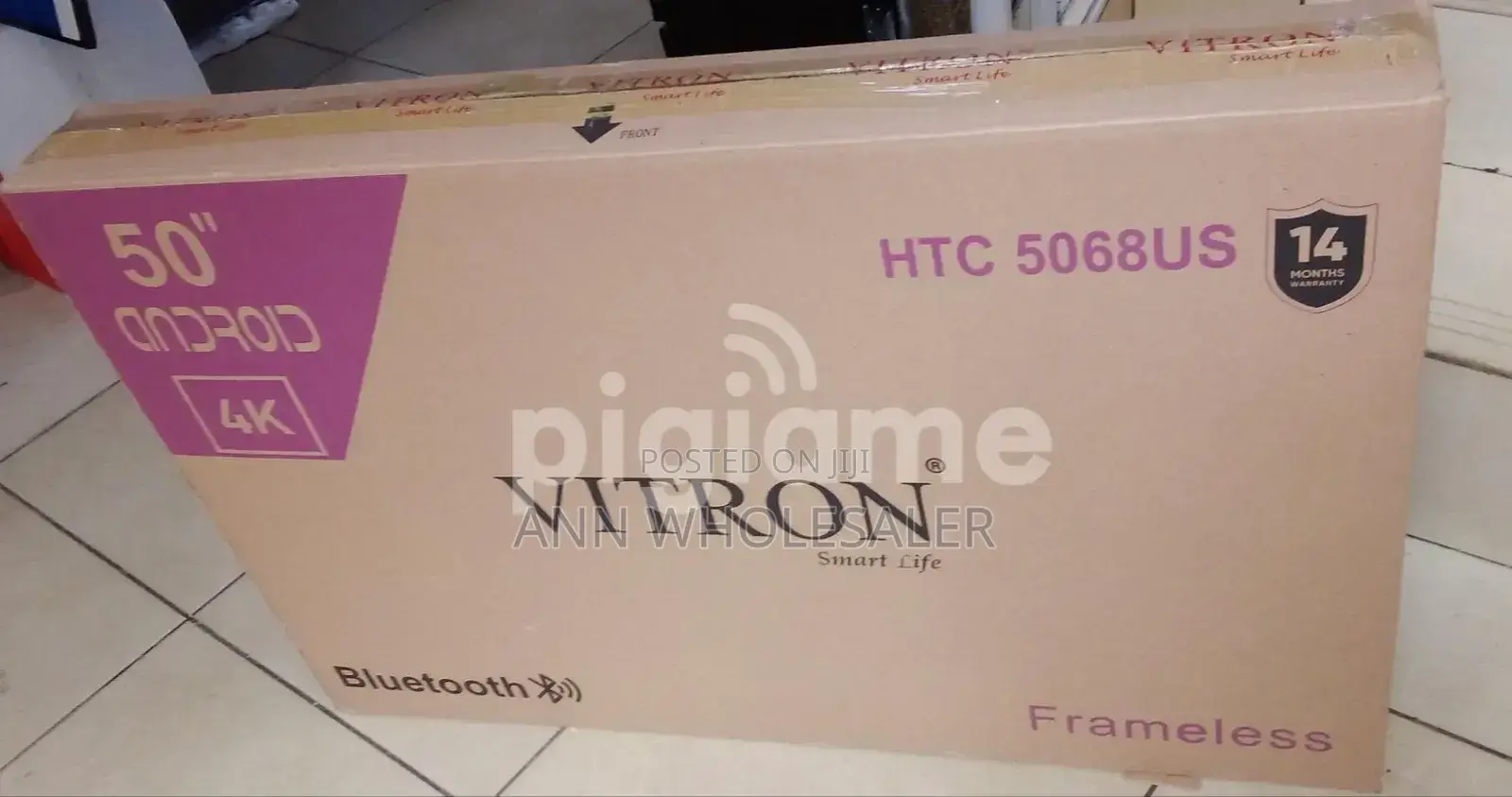 Vitron 50 Inches Frameless Tv Android