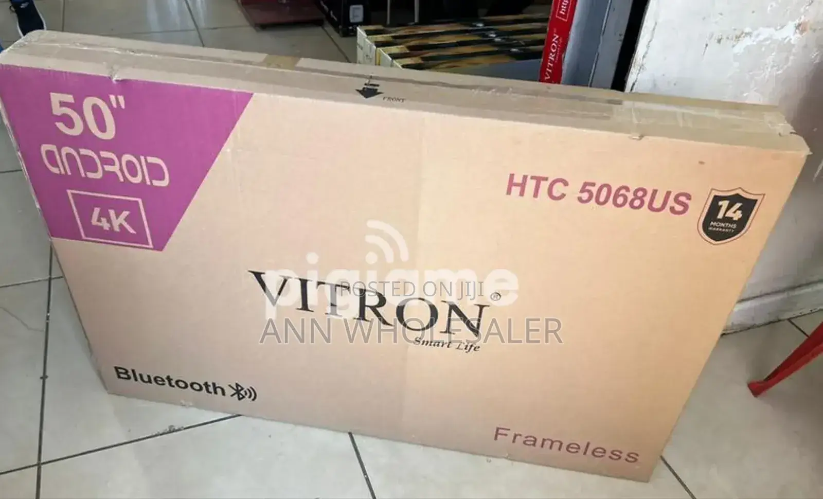Frameless Vitron 50 Inches Tv With Bt