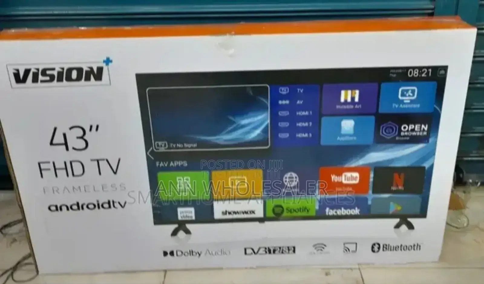 Vision 43 Inches Frameless Tv