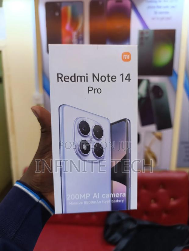 New Xiaomi Redmi Note 14 Pro 256 GB Black - main view