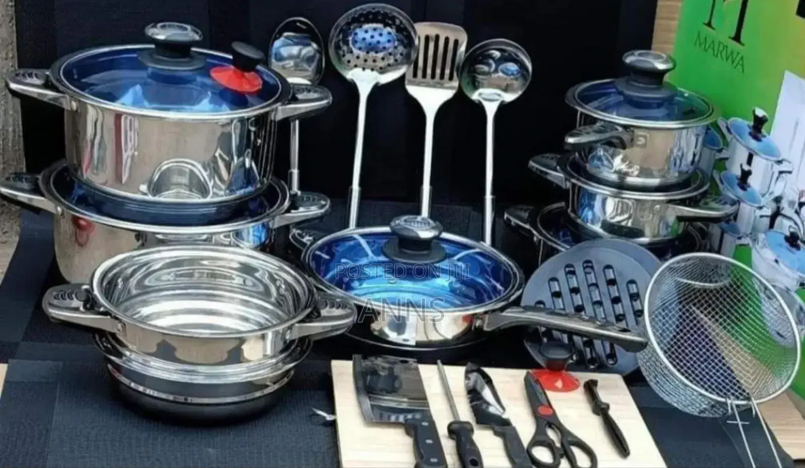 Marwa 30pieces Staineless Cookware (Induction Enabled)