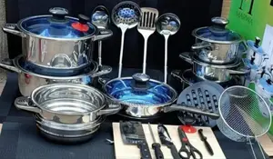 Marwa 30pieces Staineless Cookware (Induction Enabled)