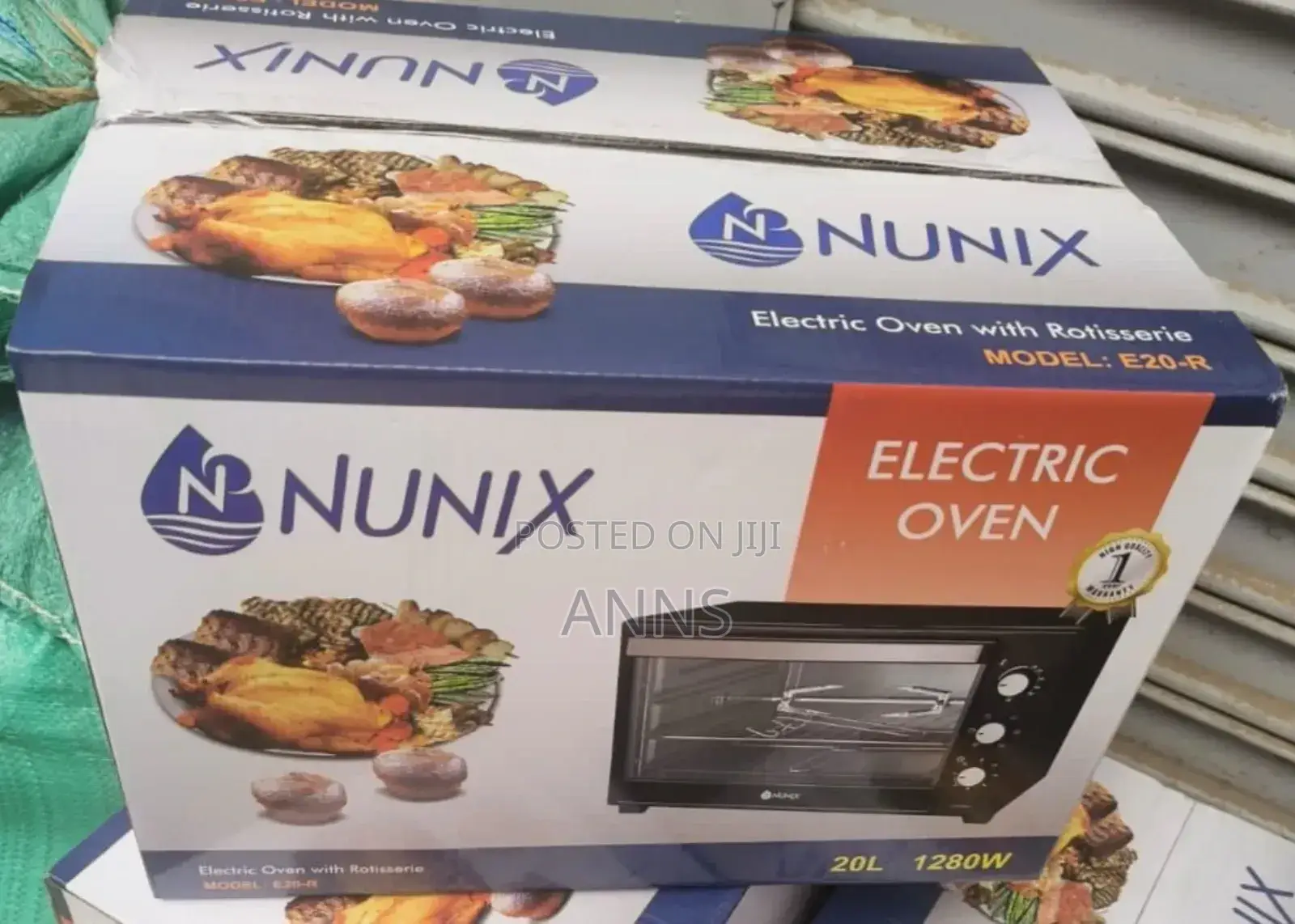 Nunix 20L Electric Oven With Rotisserie