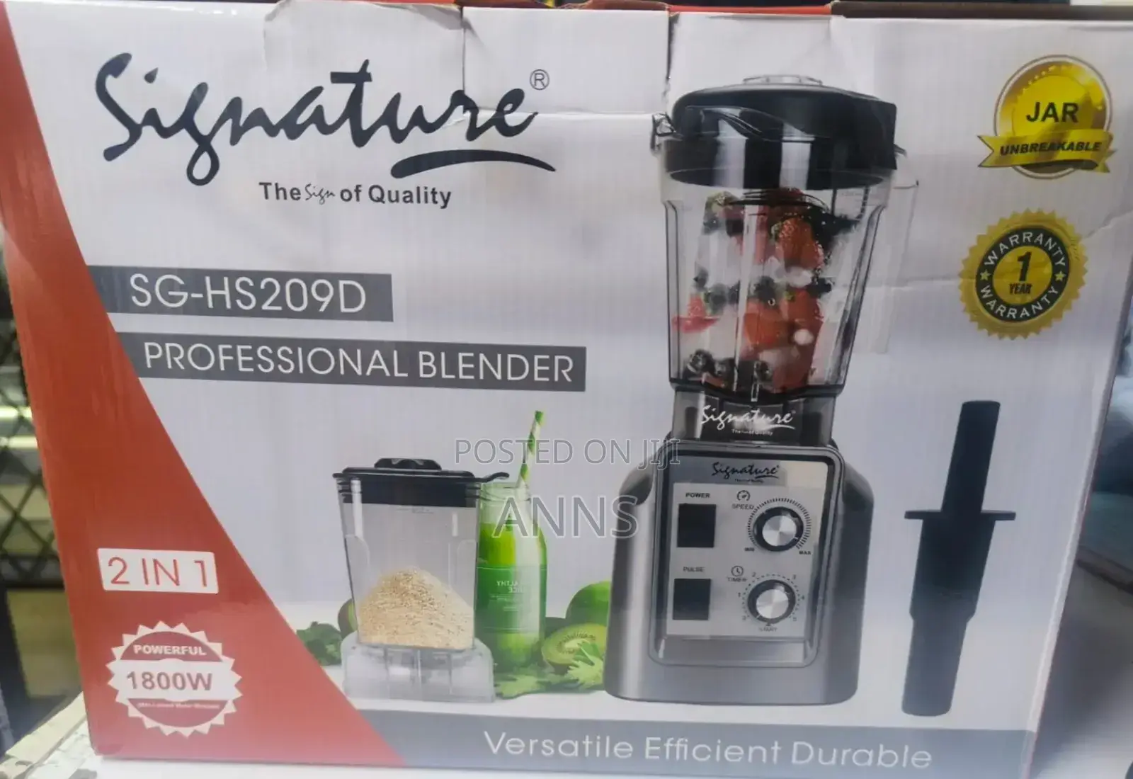 Signature 1800watts Commercial Blender