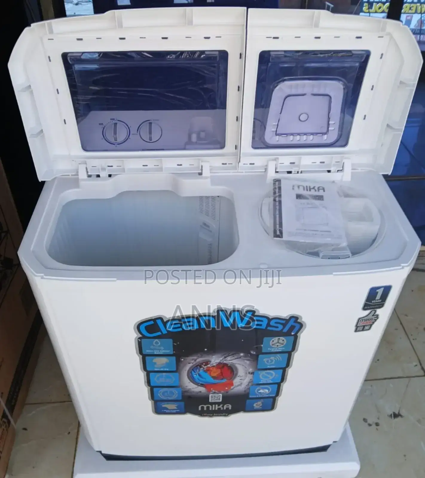 Mika 10kgs Top Load Washing Machine With Air Dry