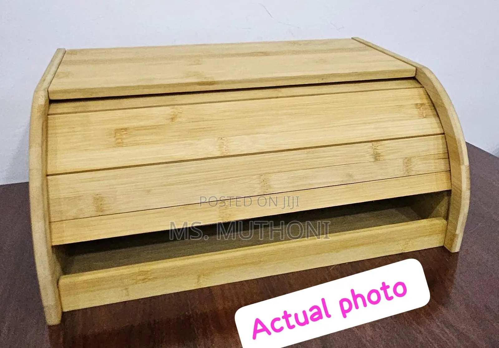 Big Size Bamboo Bread Bin Now Available