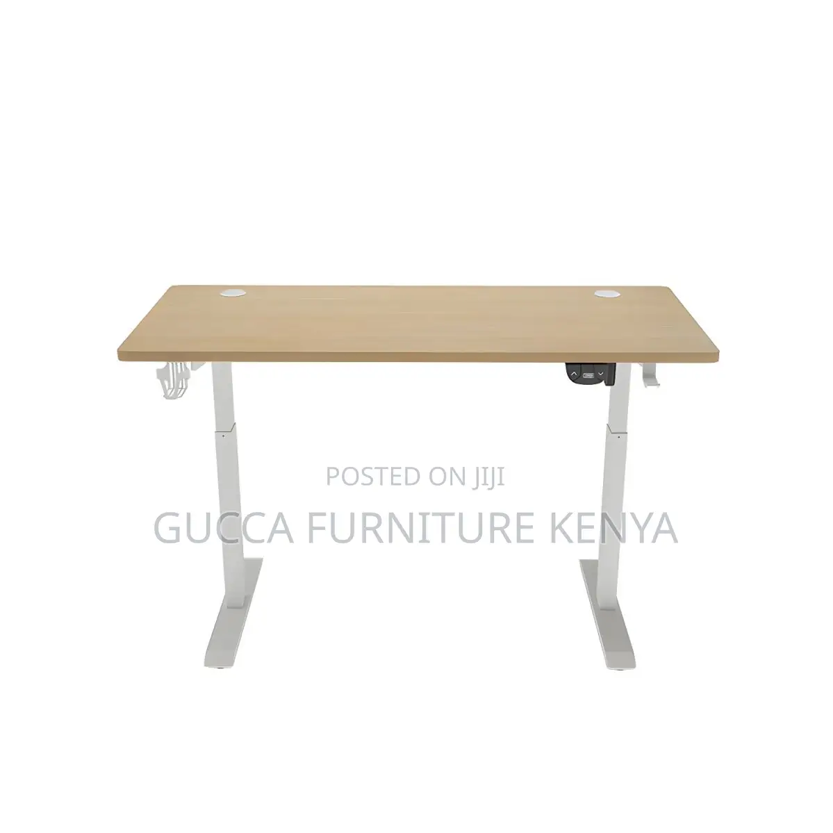 Office Tables:120cm Elegant Wooden Top Standing Office Desk