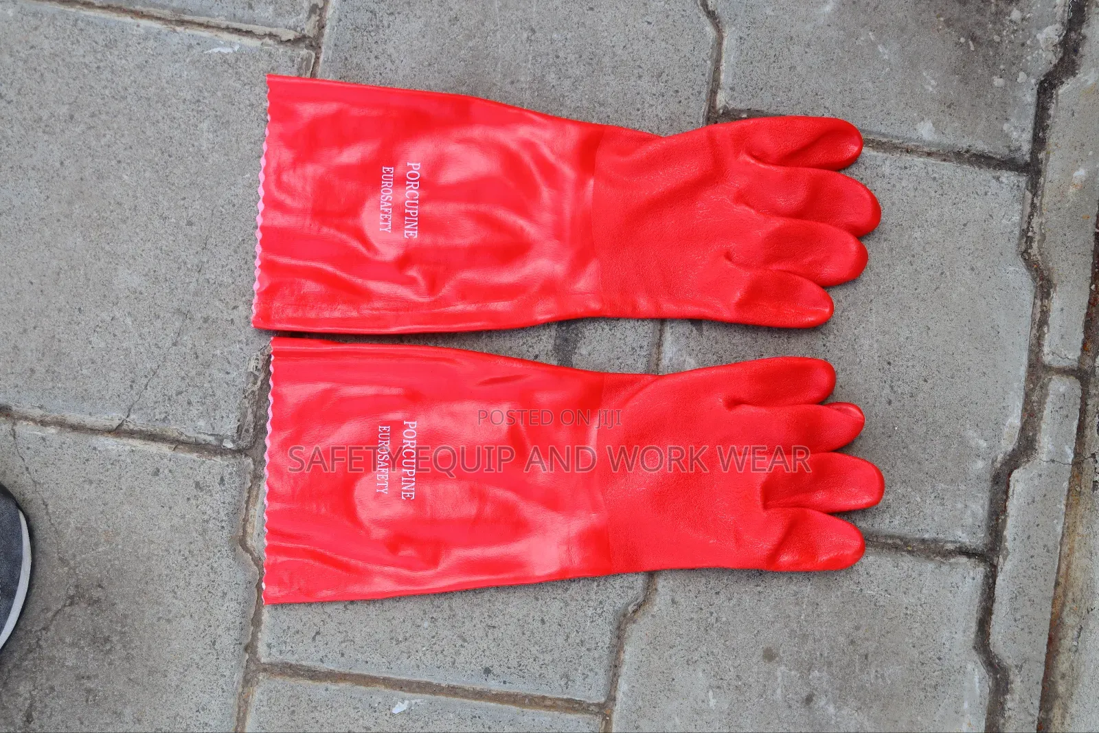 Two-tone PVC Gloves