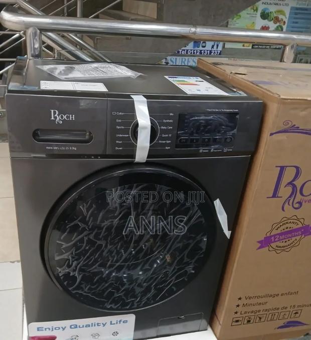 Roch 8kgs Dark Grey Wash and Spin Washing Machine