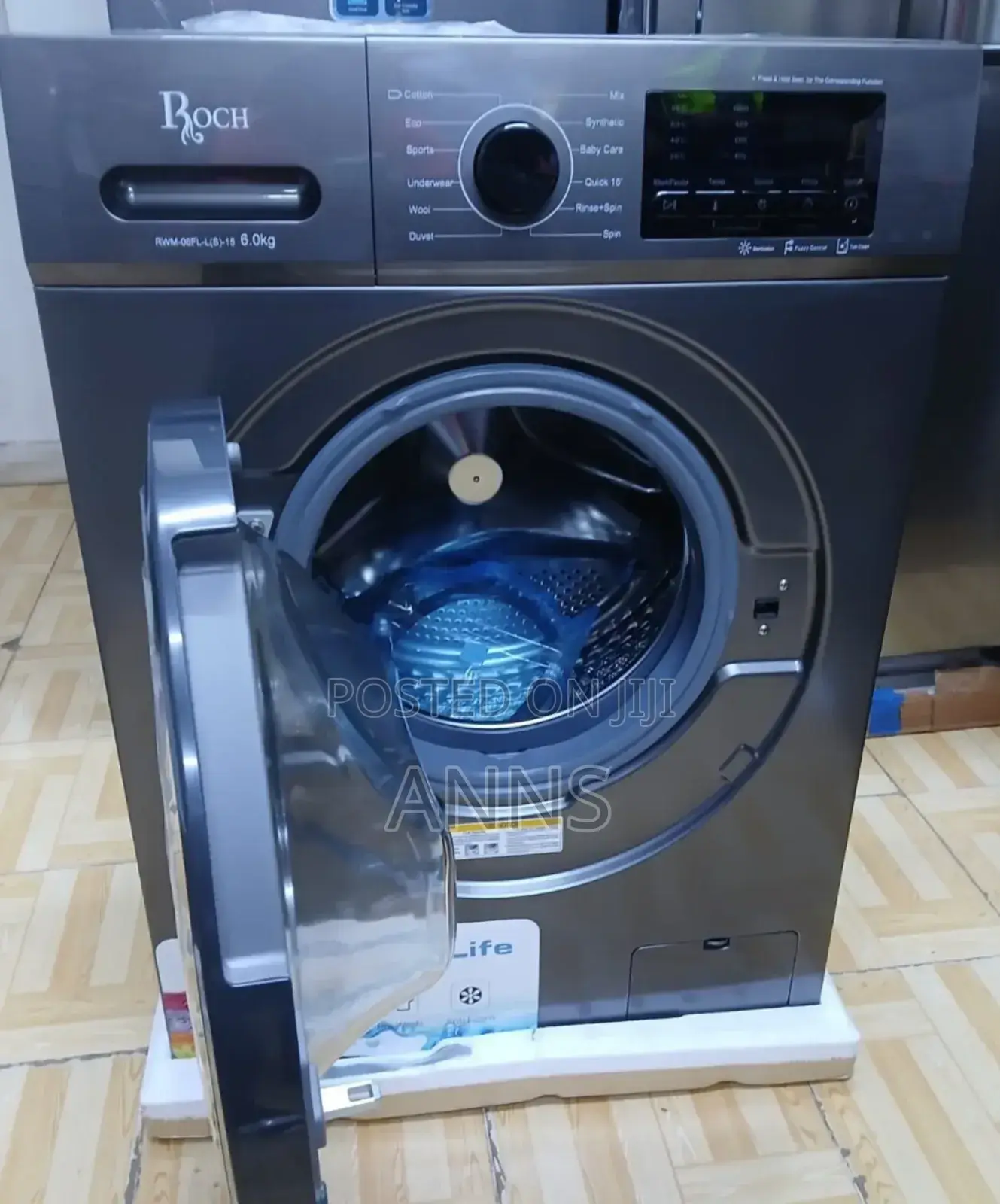 Roch 8kgs With Turbo Wash and Spin Laundry/ Washing Machine