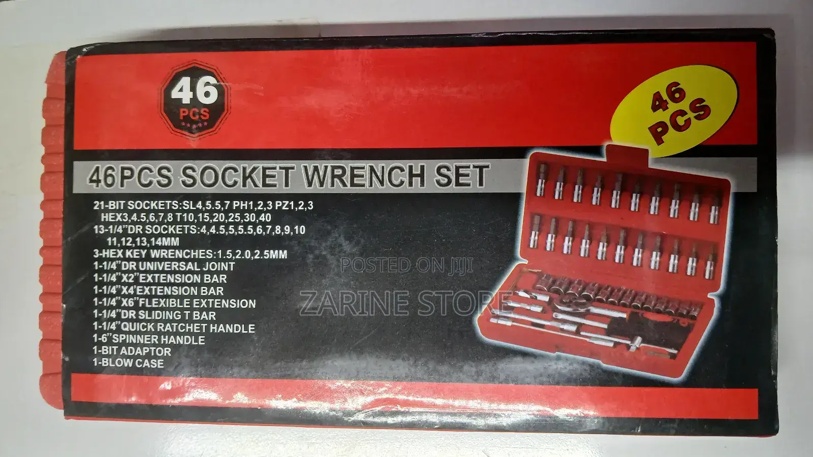 46 PCS Socket Wrench Set Car Repair Set