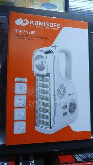 Kamisafe Emergency Lamp 7628 Rechargeable Lamp With Radio