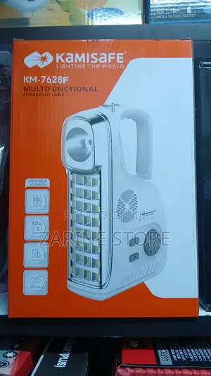 Kamisafe Emergency Lamp 7628 Rechargeable Lamp With Radio
